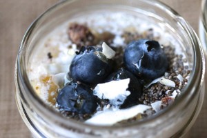 Homemade Yogurt Breakfast Toppers Berries Honey