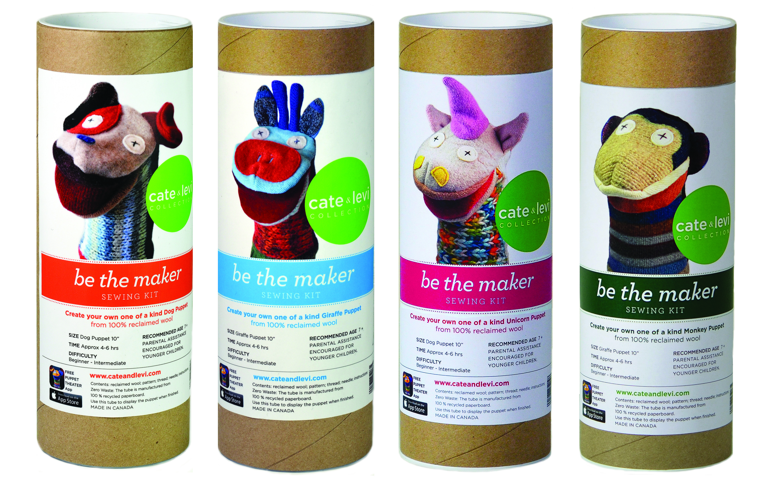 Recycled Wool Puppet Kit